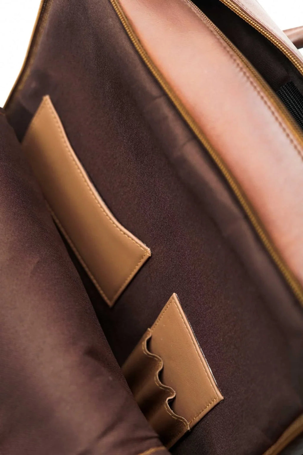 Brown Genuine Leather Backpack