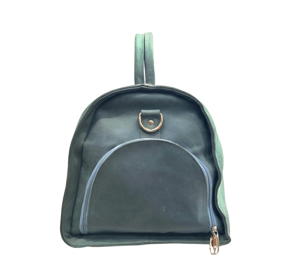 Leather Duffel Bag with Shoe Compartment | Travel Smart, Travel Stylish