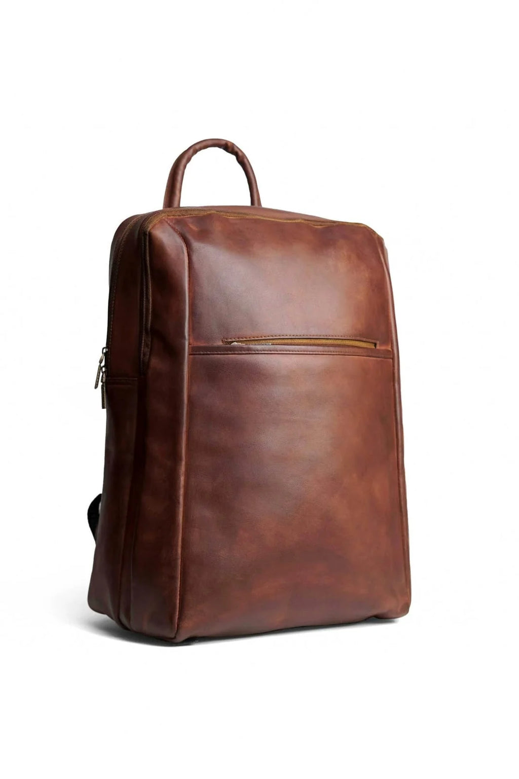 Brown Genuine Leather Backpack