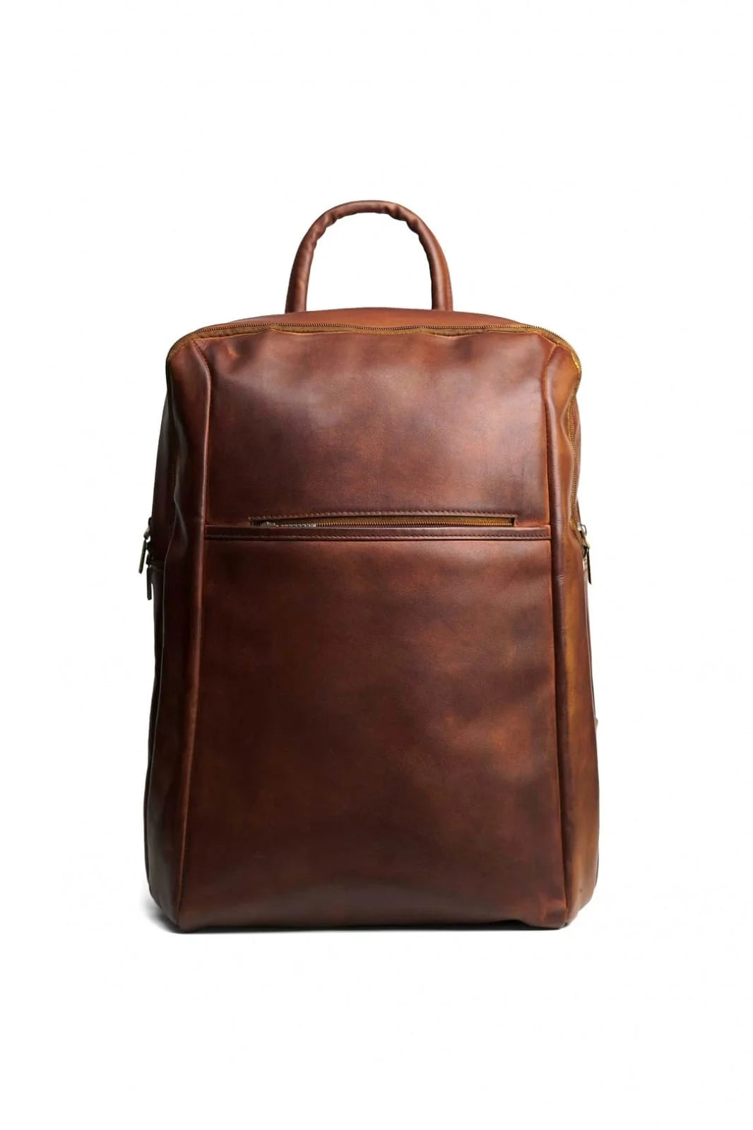 Brown Genuine Leather Backpack