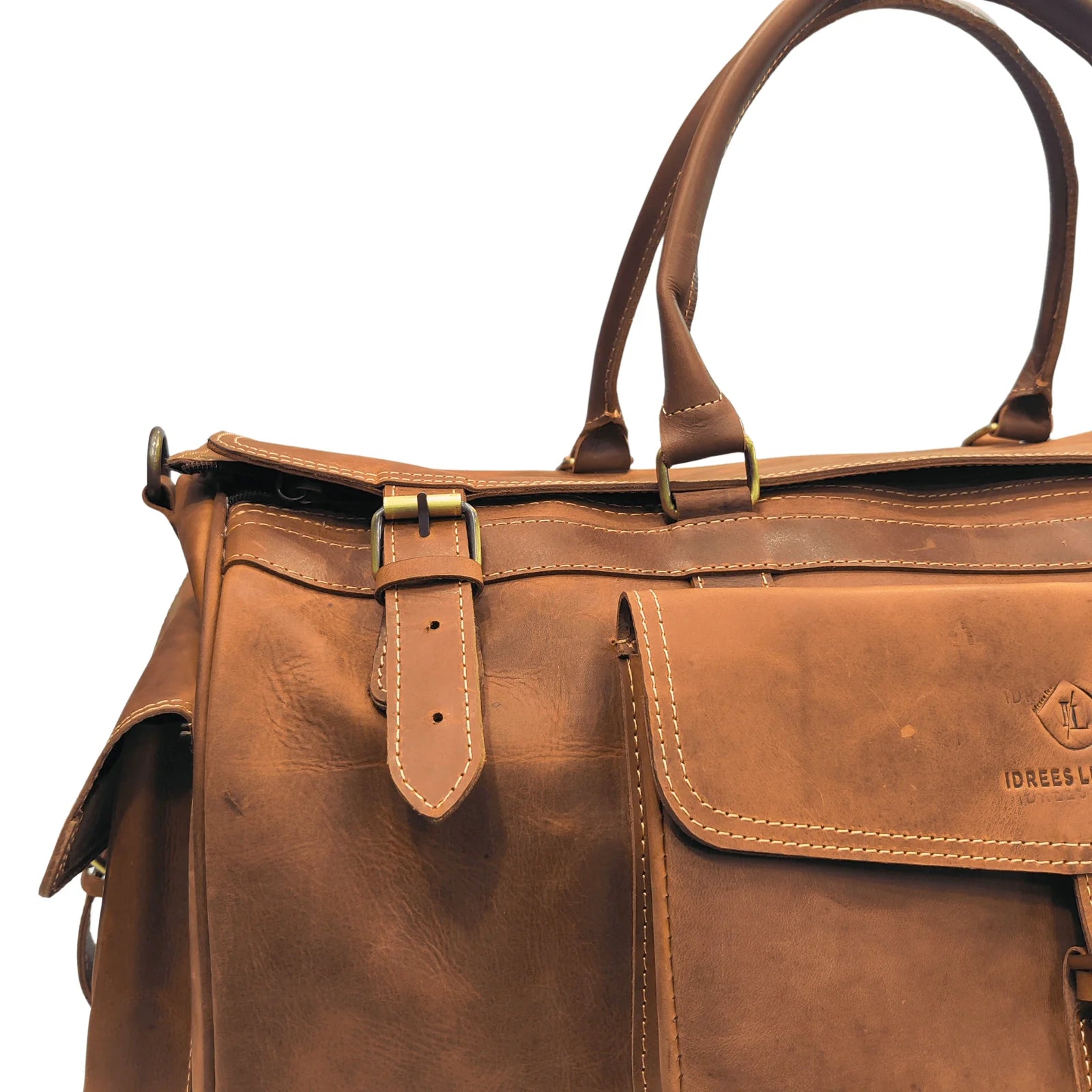 Large Leather Duffle Bag | Crafted for Bold Adventures