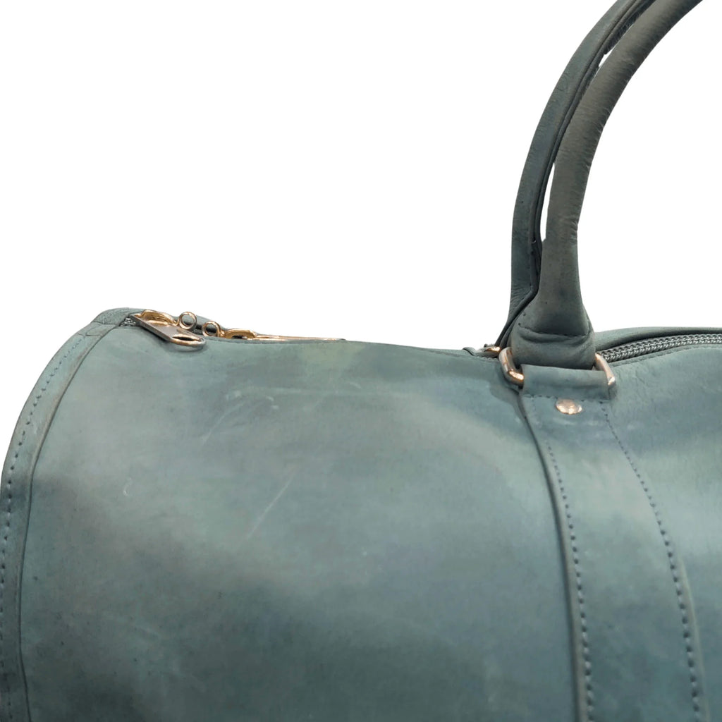 Leather Duffel Bag with Shoe Compartment | Travel Smart, Travel Stylish